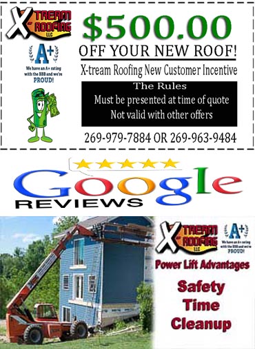 5 star rated roofer in battle creek